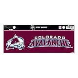 Rico Industries NHL Hockey Colorado Avalanche 4 x 10 Team Spirit Magnet - Car, Home Décor - Refrigerator, Office, Kitchen