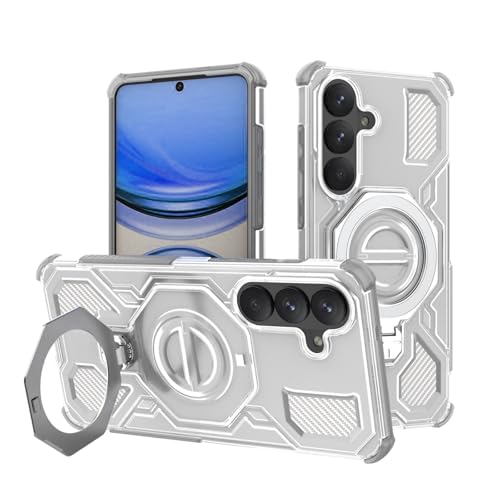 For Galaxy A17 �p �P�[�X MagSafe�Ή� 360°��]�X�^���h �c�����Ή� PC�f�� �ϏՌ� �M�����N�V�[A17 �J�o�[ �}�O�Z�[�t�Ή� �����O �X�^���h�@�\ �}�O�l�b�g���� ������ �S�ʕی� �Ռ��z�� ����~�� �J�����ی� �V���v�� 