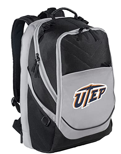 Image of Broad Bay UTEP Miners Backpack | Official UT El Paso Logo, Padded Laptop Computer Section, Premium 600D Nylon Fabric