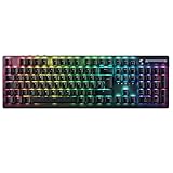Razer DeathStalker V2 Pro (Red Switch) - Kabellose Optische Low-Profile-Gaming-Tastatur (Lineare Optische Switches, HyperSpeed Wireless, Bluetooth 5.0) QWERTZ DE-Layout | Schwarz