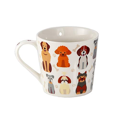 SPOTTED DOG GIFT COMPANY - Tazas de café - Tazas de Desayuno con Motivo de Perros - Juego de 4 - Regalos Originales para… - Imagen 5