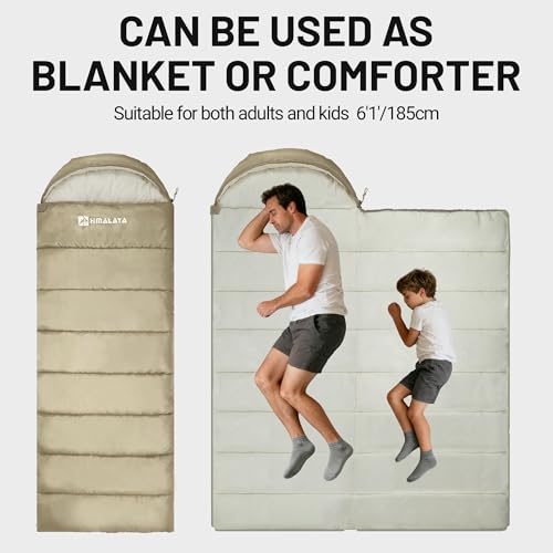 Bolsa de Dormir para Mochileros para Adultos, Desenrollable como Manta, Impermeable, Ligera, para Camping y Viajes al Aire Libre miniatura 6
