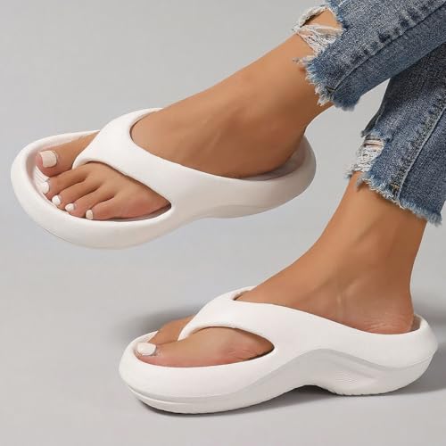 2025 New Pillow Arch Support Flip Flops for Women Men, Soft Summer Beach Shoes Non-slip Comfort Lightweight3