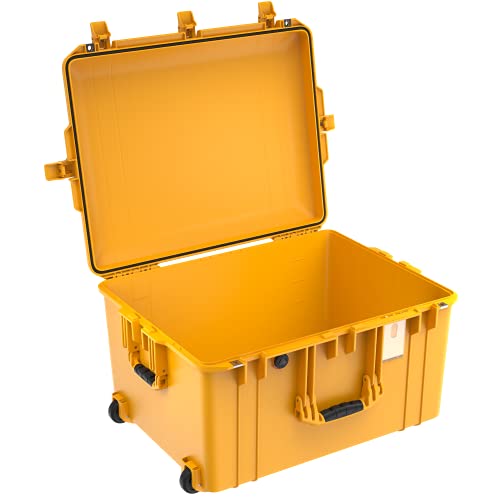 PELI 1637 Air Valise allégée à roulettes pour Équipement Photographique et Drone, résistante Eau et poussière, capacité de 89L, fabriquée aux US, sans Mousse, Couleur: Jaune