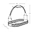 Wire Rack for Organizing 6saucers & 6cups & 6spoons &1teapot or Coffee Pot/espresso Set Rack /Tea Set Display Stand/cabinet Stacker/kitchen Handling Case