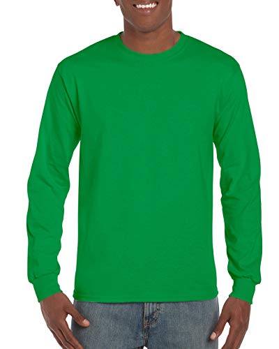 Cotton 6 oz. Long-Sleeve T-Shirt (G240) Irish Green, XL