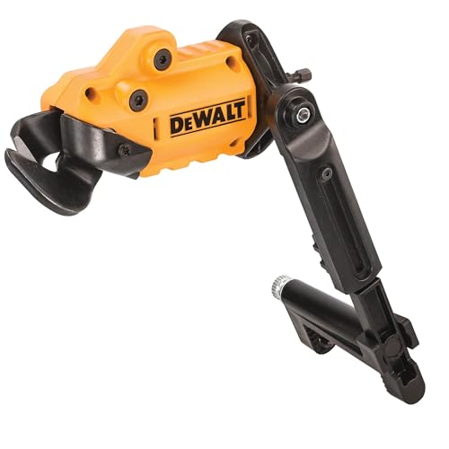 Image of DEWALT DT70620-QZ EXTREME 1 /4 inch 18GA Impact Drill Driver Shear Attachment [Energy Class A+], Easily Cuts upto 1.3mm in Metal, Impact Resistant, Ideal for Roofing, HVAC & Metal Fabrication