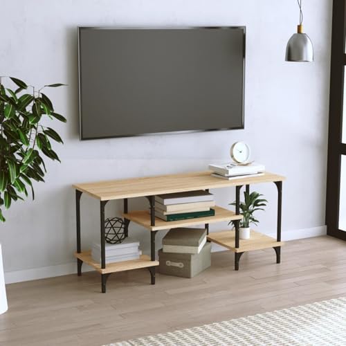 Gecheer Mueble de TV Madera contrachapada
