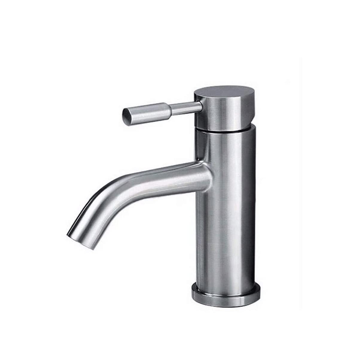 Robinet de lavabo haut à 1 poignée chrome pour vasque à poser moderne