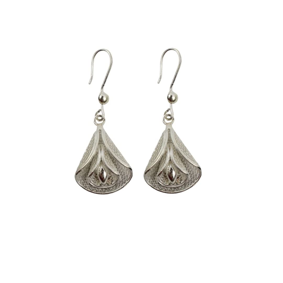 See full amazon price history chart for Schwaan™ Pure Silver Filigree Double Petal Earrings Jewellery | Handcrafted Sterling Silver Dangler Earrings for Stylish Women & Girls Schwaan™ Pure Silver Filigree Double Petal Earrings Jewellery | Handcrafted Sterling Silver Dangler Earrings for Stylish Women & Girls (B0C1QKFLYF) Amazon Price History, Amazon Price Tracker