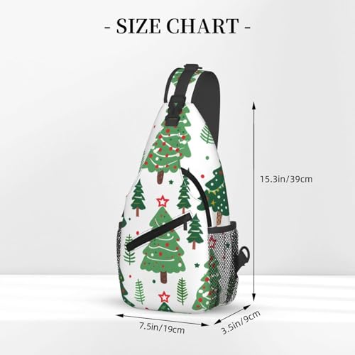 Bolso bandolera verde para mujer y hombre ligero ajustable miniatura 3