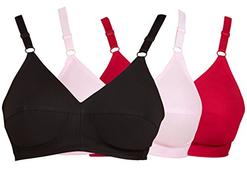 Image of SOUMINIE - U Shaped Back - 100% Cotton Full Figure Bra - Minimizer - Non Padded - Full Coverage Wirefree Seamed Bra