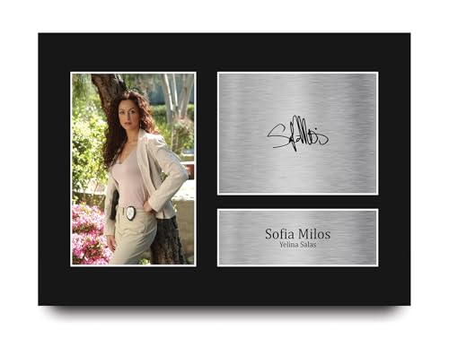 HWC Trading Sofia Milos Yelina Salas CSI Miami Los Regalos Imprimieron La Imagen Firmada Del Autógrafo Para Los Fans De La Demostración De Serie De Televisión - A4