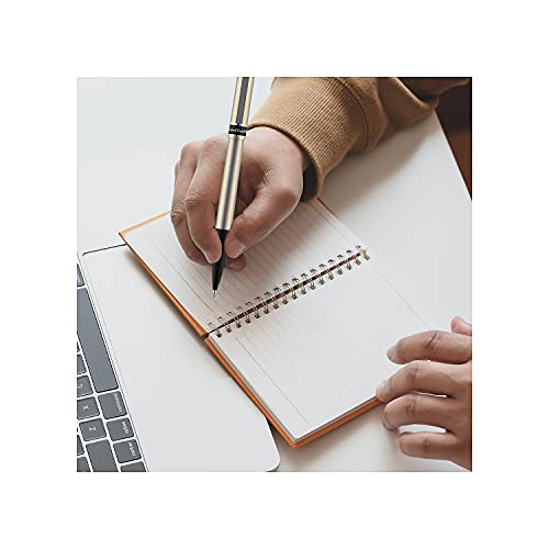 Uni-Ball Deluxe Roller Ball Stick Waterproof Pen, Red Ink, Micro #TOP7