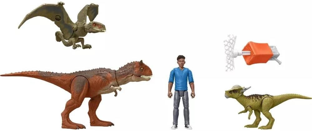 Articulated Darius Dinosaur Figurines, 3-Pack by Jurassic World