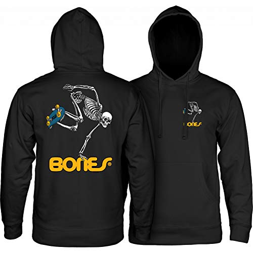 Sweat à capuche Powell Peralta squelette noir Medium pour le skateboard