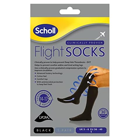 Scholl Comfortable Flight Socks for Travel Cover