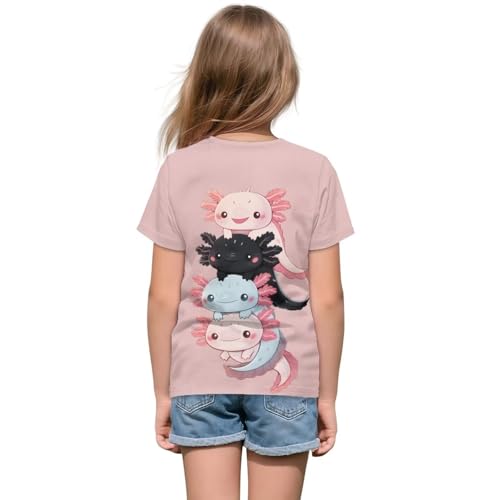 Kids Short Sleeve Henley T-Shirt for Girls 2-16Y Button Down Shirts Summer Casual Active Outdoor School Tops3