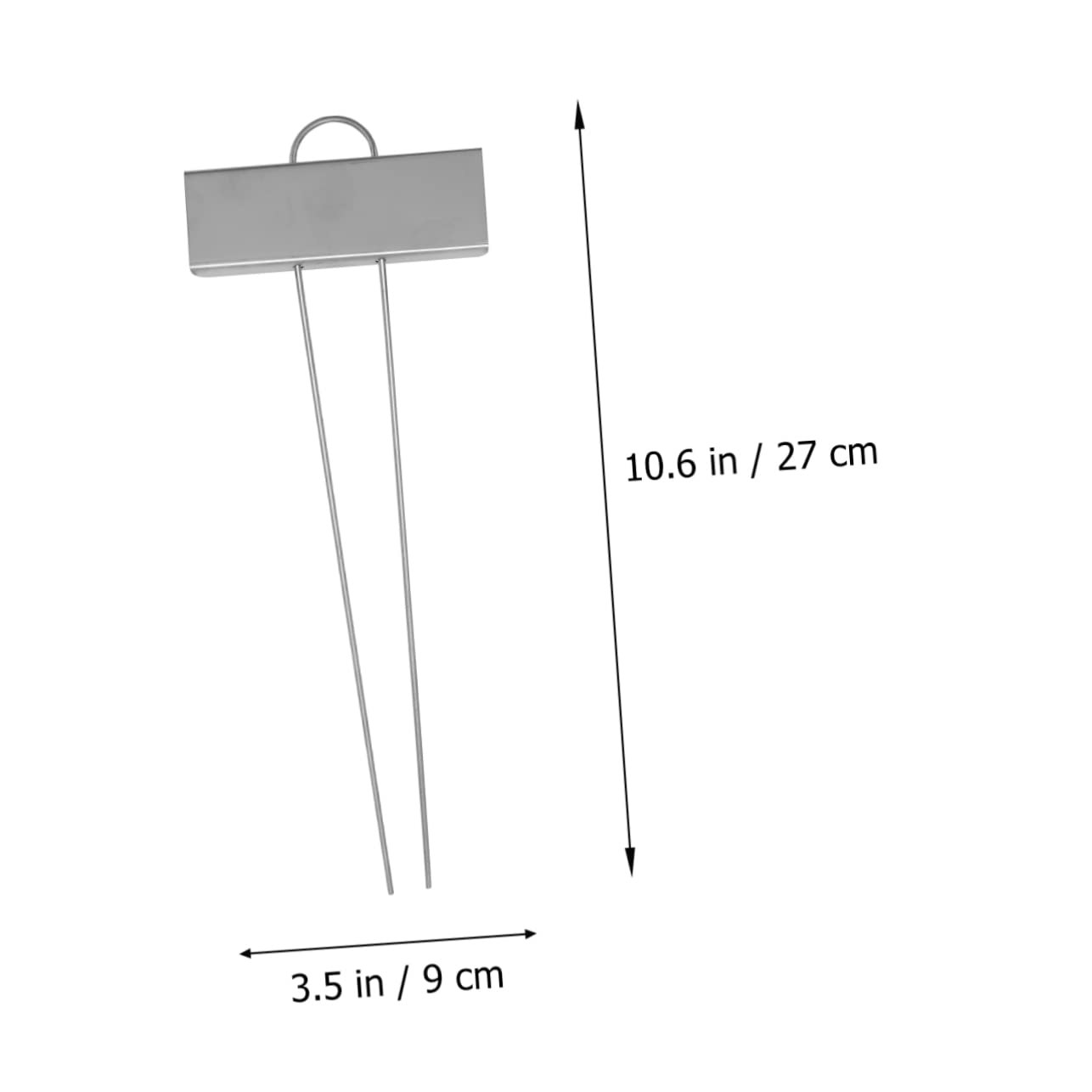 Toddmomy 30pezzi Etichette Acciaio Inossidabilper Giardinaggio Tag Resistente Per Piante Etichette Metallichper Bonsai e Argento