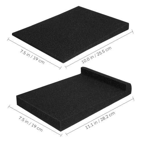 ERINGOGO 2 Piezas Paneles de Espuma Acústica Almohadillas Anti Vibración para Aislamiento Acústico Espuma de Alta Densidad para Paredes Estudio y Juegos miniatura 6