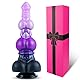 6,1 cm Durchmesser Silikon-Pferdeknoten-Dildo mit Saugnapf, 27 cm Fantasy-Monster Großdildo mit zwei Knoten, realistischer pink-lila Tierpenis, Anus-Schwulen-Spielzeug, für Männer und Frauen geeignet