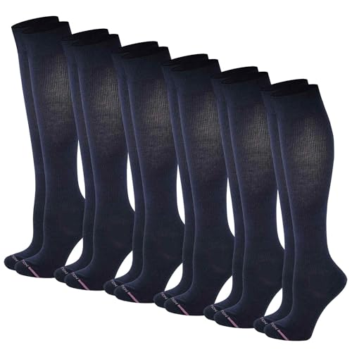 Image of Women's Compression Socks Therapeutic Graduated (Pack of 6 Pairs)