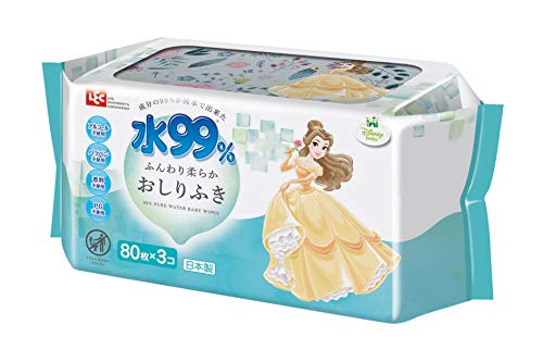 ディズニー 純水99% おしりふき ふんわりタイプ 80枚×3個 日本製
