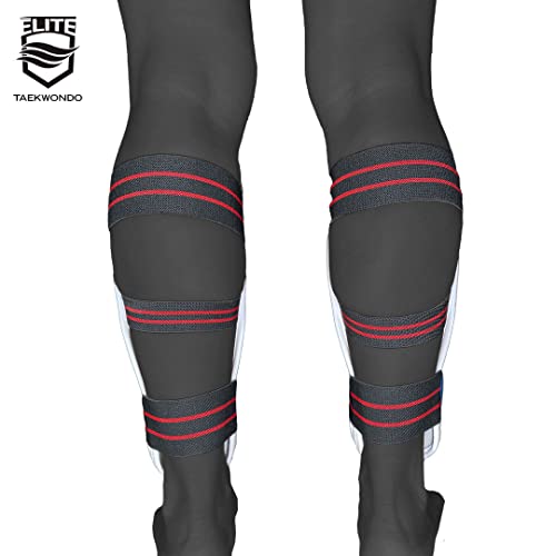 ELITE – Taekwondo Shin Guard for Kids & Adults (TKD Protector) (Xtra Large) - Thumbnail 5