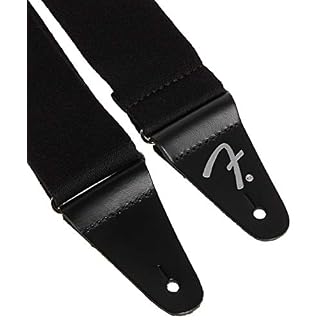 Fender® »SUPERSOFT STRAP« Sangle flexible en polyester pour Guitare – Largeur 5cm – Couleur: Noir - Les Beatles, Paul McCartney, John Lennon, RIngo Starr, George Harrison Fender® »SUPERSOFT STRAP« Sangle flexible en polyester pour Guitare - Largeur 5cm - Couleur: Noir – Image 4
