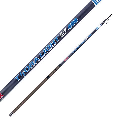 Canne à Pêche FLY Incredible Action AZ.1 - 3.90m - 1/10g - Tresse Carbone Toray - Manche Liège