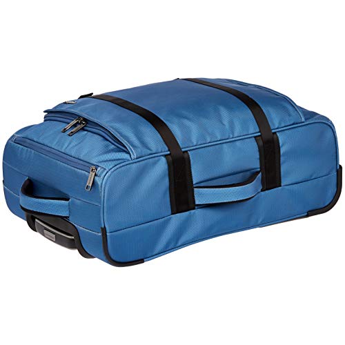 Amazon Basics Francis Wheeled Duffel, Blue
