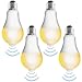 Produktbild 4 Stück E27 LED Glühbirne mit Bewegungsmelder LED Birne mit PIR Bewegungsmelder E27 LED Lampe 15W Warmweiß 3000K Lichtsensor Energiesparlampe E27 für Flur, Garage, Treppe, Balkon
