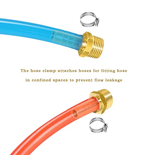 Joywayus 6GW-FER-083-4A Brass Barb Fittings,1/8 Inch Hose Barb X 1/4 Inch Male Npt Adapter,Hose Barb To Male Pipe Fittings thumb #3