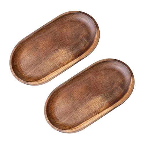 ZBHDEYG Pallet decorativi rotondi in legno - Ciotole per chiavi, mini pallet da servizio