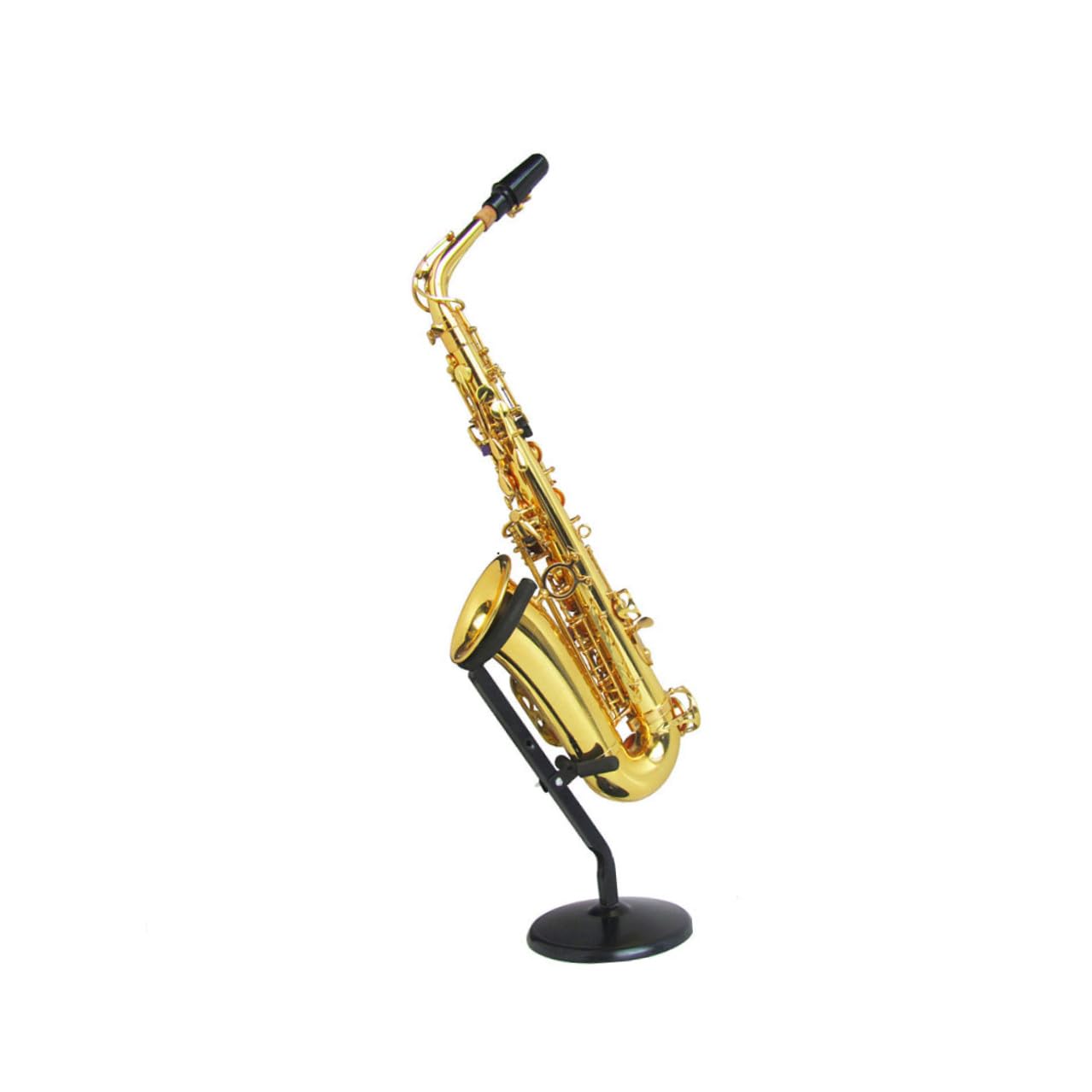 Toddmomy Kompakter Faltbarer Saxophonständer mit Schonendem Schwammhalter Stabiler Konstruktion Leicht und Tragbar für Alto und Tenor Saxophone Praktisches Zubehör für Musiker und Bühne