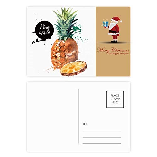Cartes postales ananas aquarelle pour sublimer vos messages de vacances