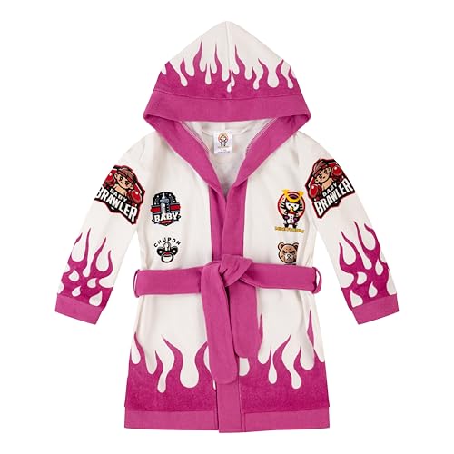 Image of Baby Hooded Bathrobe 100% Cotton Soft & Absorbent Unisex Bathrobe for Boys & Girls Sizes 12-24M