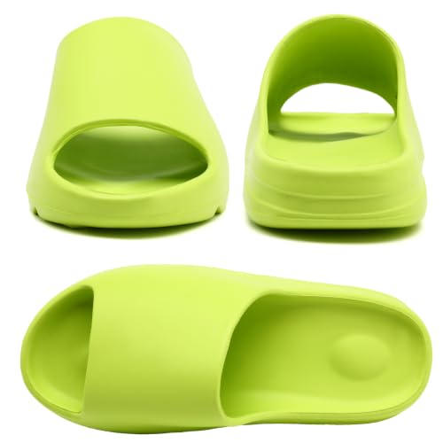 Image of Shoquis Cloud Slides Sandals for Women Men, Pillow Slippers,Open Toe Garden Shoes,sandals women,Drying Soft Lightweight Shower Shoes for Indoor and Outdoor