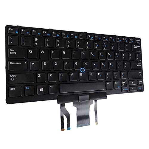 Preisvergleich Produktbild Neu Dell Latitude E7450 E5450 DEUTSCH QWERTZ Beleuchtete Tastatur 4JPX1 04JPX1