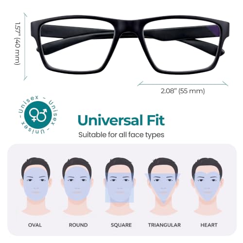 Image of Prospek Blue Light Blocking Glasses for Men Women, Computer Glasses