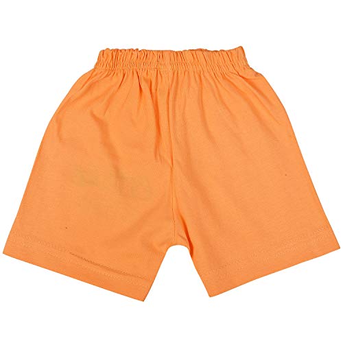 Image of Wish Karo Unisex Clothing Sets for Boys & Baby Girls-(bt23org Orange 0-3mths)