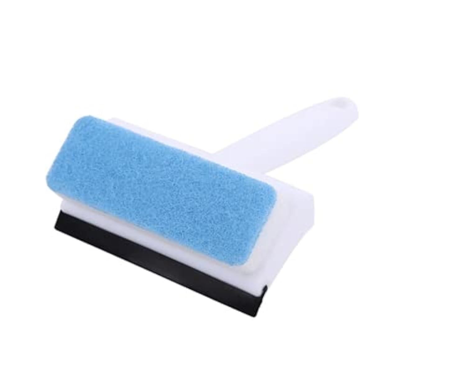 Multifunctional Double-Sided Glass Sponge Cleaning Brush Wiper Mirror Glass Tile Cleaning Brush Bathroom Squeegee (Blue) (B09DKJB9DT) Amazon Price History, Amazon Price Tracker