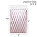 Fuxury Rose Gold Bubble Mailers 6x10 