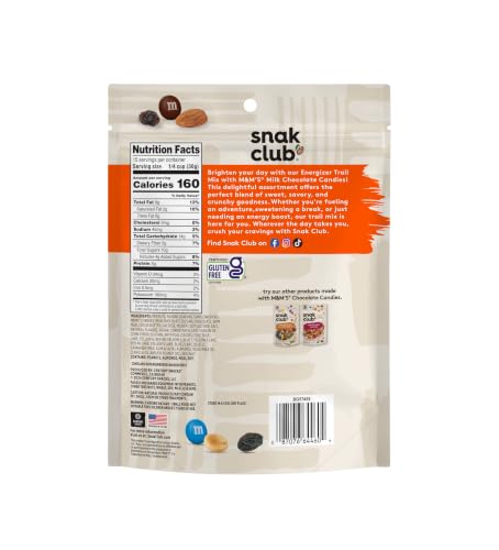 Snak Club Energizer Trail Mix with Peanuts, & Chocolate Candies, 16 oz - image 5