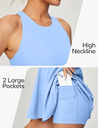 Ewedoos Tennis Dress with Shorts Underneath Athletic Dress for Women Active Workout Golf Dresses Easy Peasy4