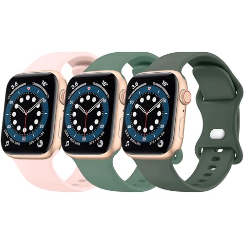 【3枚入り】Puptoya コンパチブル アップルウォッチ バンド SE SE第二世代 Series 9 8 7 6 5 Apple Watch用 バンド 49mm 45mm 44mm 42mm 41mm 40mm に対応 アップルウォッチ 交換ベルト シ