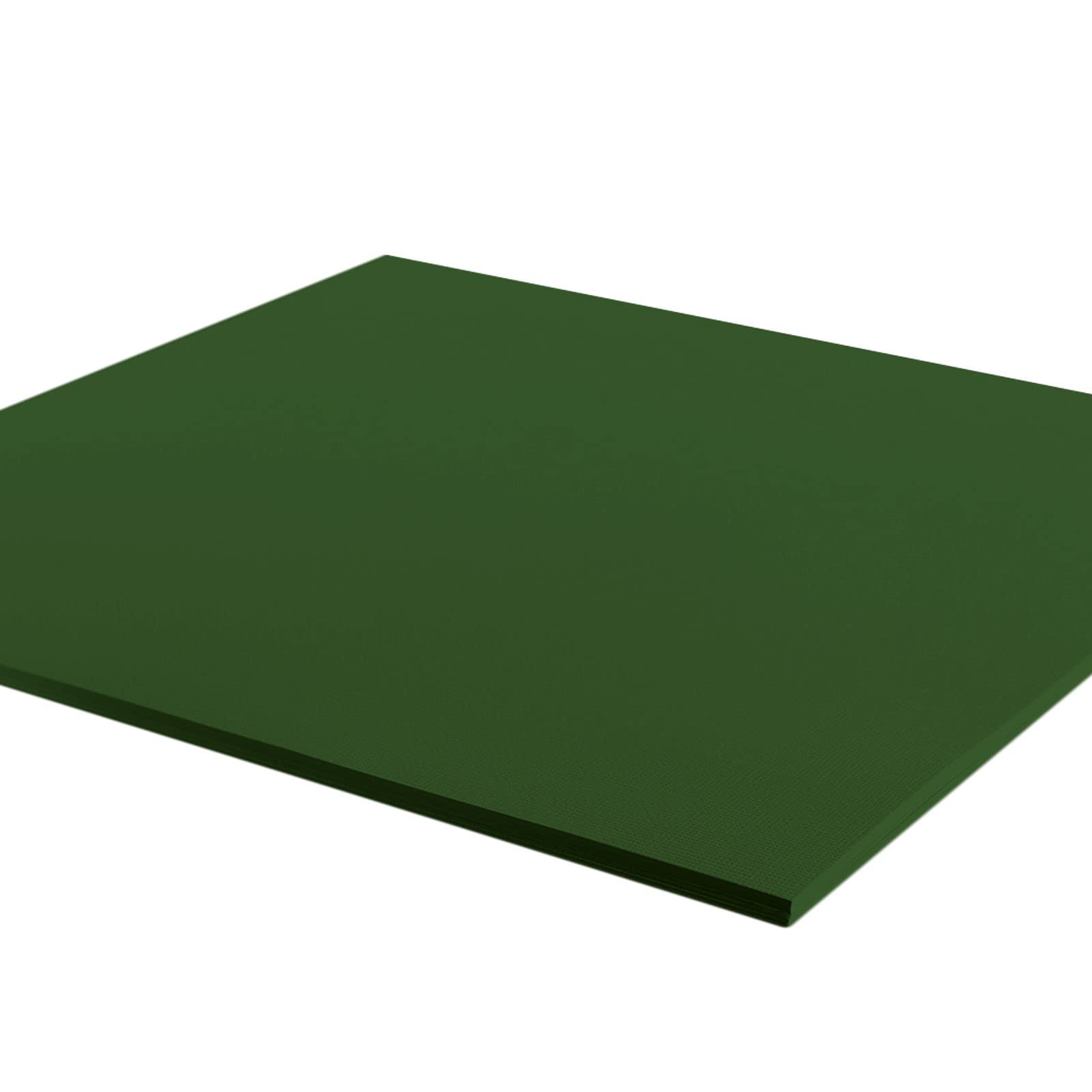 Papier cartonné vert foncé - 12 x 12 / 30,5 cm x 30,5 cm - 80Lb Cover