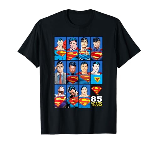 Superman 85th Anniversary Panels Camiseta