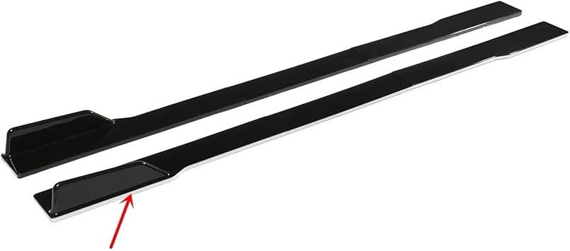 2m Side Skirts Rocker Splitter Diffuser Winglet Wings Universal Compatible For Ford FOCUS For Chery Tiggo8 Tiggo7 For Skoda Karoq Compatible for CretaWhite
