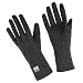 MERIWOOL Merino Wool Unisex Glove Liners for use with Touch Screens in Charcoal Grey – Large